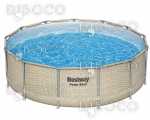 Сглобяем басейн със сенник Bestway 5614V Power Steel d 3.96 m x 1.07 m Pool Set 11133 L